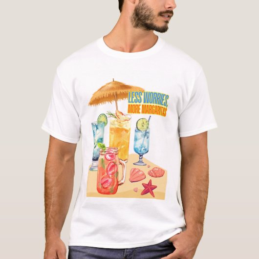 夏のドリンク Tシャツ (正面)