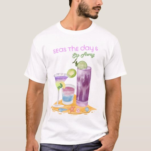 夏のドリンク Tシャツ (正面)