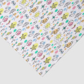 夏のドードルパターン 薄葉紙 (詳細)