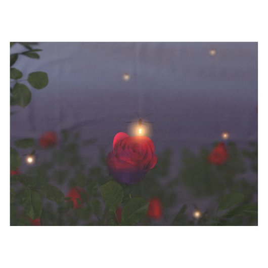 夏のナイトライトテーブルクロス テーブルクロス (正面(横))