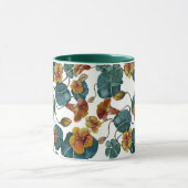 夏のナスタウムツートーンコーヒーマグ マグカップ (中央)