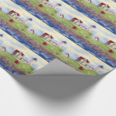 夏のヌードル ラッピングペーパー (角)