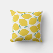 夏のノベルティレモンパターン印刷 クッション (正面)