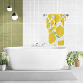 夏のノベルティレモンパターン印刷 バスタオルセット