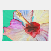 夏のハイビスカスの花 キッチンタオル (横)