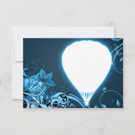 夏のハイファイ風船のようにふくらむこと 招待状 (正面)