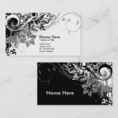 夏のハイファイ黒い及び白 名刺 (正面/裏面)