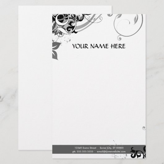 夏のハイファイ 便箋 (正面/裏面)