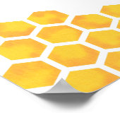 夏のハニービー赤ちゃんシャワーへようこそ ポスター (角)