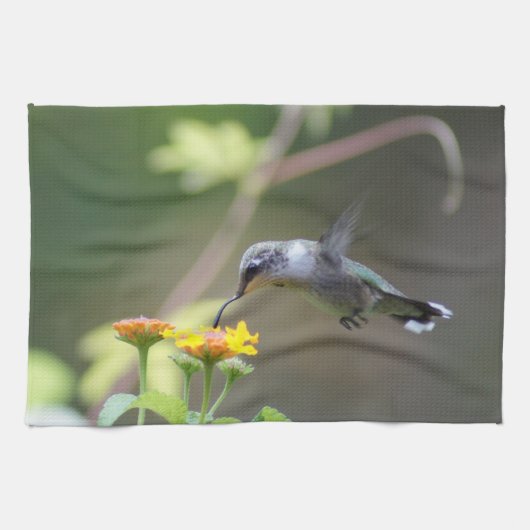 夏のハミング キッチンタオル (横)