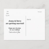 夏のハワイアン・ティキ・パーティーイベントのポストカード 案内ポストカード (裏面)