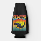 夏のハンマーヘッドシャークサンセット ボトルクーラー (正面)