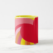 夏のハートのマグ ツートーンマグカップ (中央)