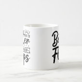 夏のバイブの生活はビーチサンダルで良い コーヒーマグカップ (中央)