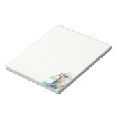 夏のバイブウォーターカラーヤギとサングラス –  ノートパッド (回転)