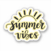 夏のバイブステッカー シール (正面)