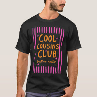 夏のバカンス クールな従兄弟クラブ ビルトイン Tシャツ