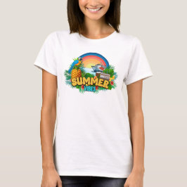 夏のバケーション ビーチ Tシャツ