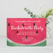 夏のバチェロレッテ招待状スイカ 招待状 (スタンド正面)