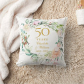 夏のバラのリース 50周年記念フォト クッション (ブランケット)