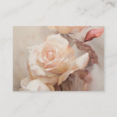 夏のバラエレガントな結婚式 エンクロージャーカード (裏面)