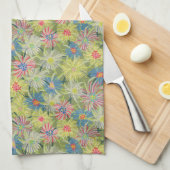 夏のバラフ キッチンタオル (四つ折り)