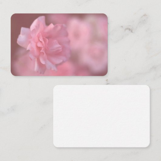 夏のバラ名刺 名刺 (正面/裏面)