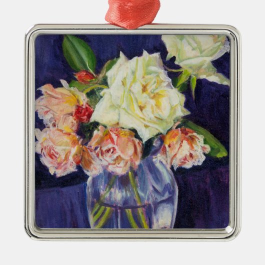 夏のバラ2007年 メタルオーナメント (正面)