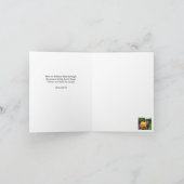 夏のバラ カード (内部)