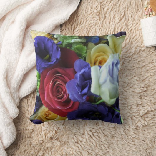 夏のバラ クッション (ブランケット)