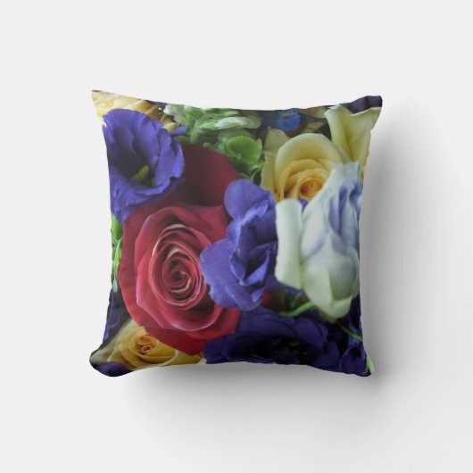 夏のバラ クッション (正面)