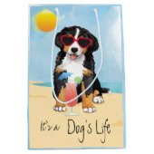 夏のバーニーズ・マウンテン・ドッグ ミディアムペーパーバッグ (正面)