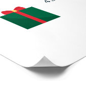 夏のバーベキューパーティー7月の招待状 ポスター (角)