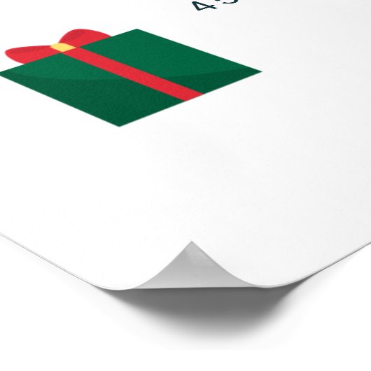 夏のバーベキューパーティー7月の招待状 ポスター (角)