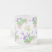 夏のパタングラスマグカップの懐かしい香り フロストグラスマグカップ (正面左)