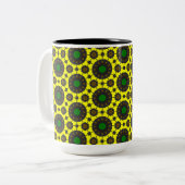 夏のパターン ツートーンマグカップ (正面左)