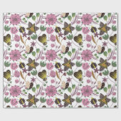 夏のパターン ラッピングペーパー (フラット)