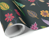 夏のパターン ラッピングペーパー (ロールコーナー)