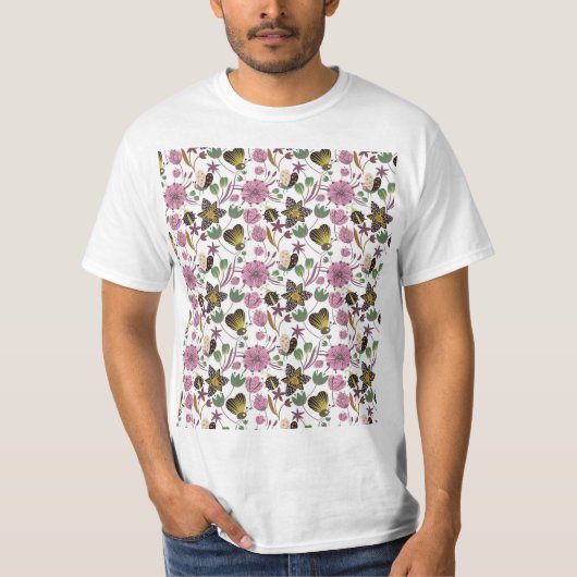 夏のパターン Tシャツ (正面)