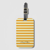 夏のパーソナライズされた水平線の荷物タグ ラゲッジタグ (正面縦)