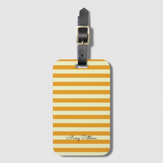 夏のパーソナライズされた水平線の荷物タグ ラゲッジタグ (正面縦)