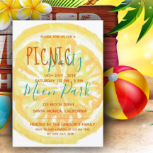 夏のパーティの招待状