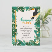 夏のパーティの招待状 招待状 (スタンド正面)