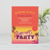 夏のパーティの招待状 招待状 (スタンド正面)