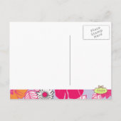 夏のパーティの招待状~日付の保存等 案内ポストカード (裏面)