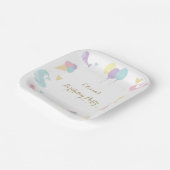 夏のパーティーアイスクリーム書道誕生日パーティー ペーパープレート (傾斜あり)