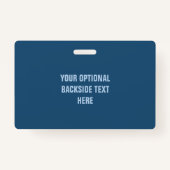 夏のパーティーチケットカスタム文字バッジ バッジ (裏面)