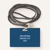 夏のパーティーチケットカスタム文字バッジ バッジ (裏面ランヤード)