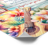 夏のパーティーポスターフライヤー ポスター (角)