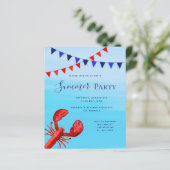 夏のパーティーロブスターブルーシーバジェット招待 (スタンド正面)